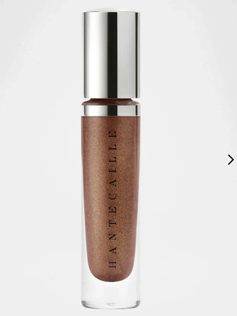 Chantecaille Metallic Bronze Lip Gloss with Silver Cap